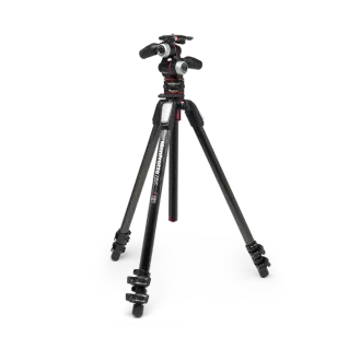Manfrotto 055 Carbon Fibre 3-Section Tripod Kit with XPRO 3-Way Head