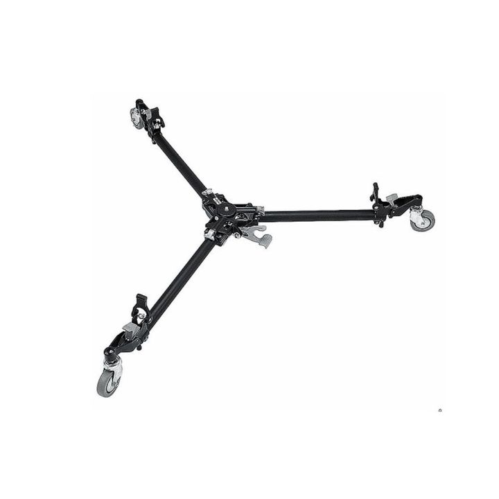 Manfrotto Automatic Folding Video Tripod Dolly - Black