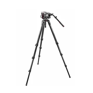 Manfrotto 509HD Fluid Video Head and 536 Carbon Fibre Single Leg Tripod Kit