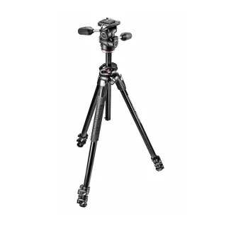 Manfrotto 290 Dual Aluminium 3-Section Tripod with 3-Way Head