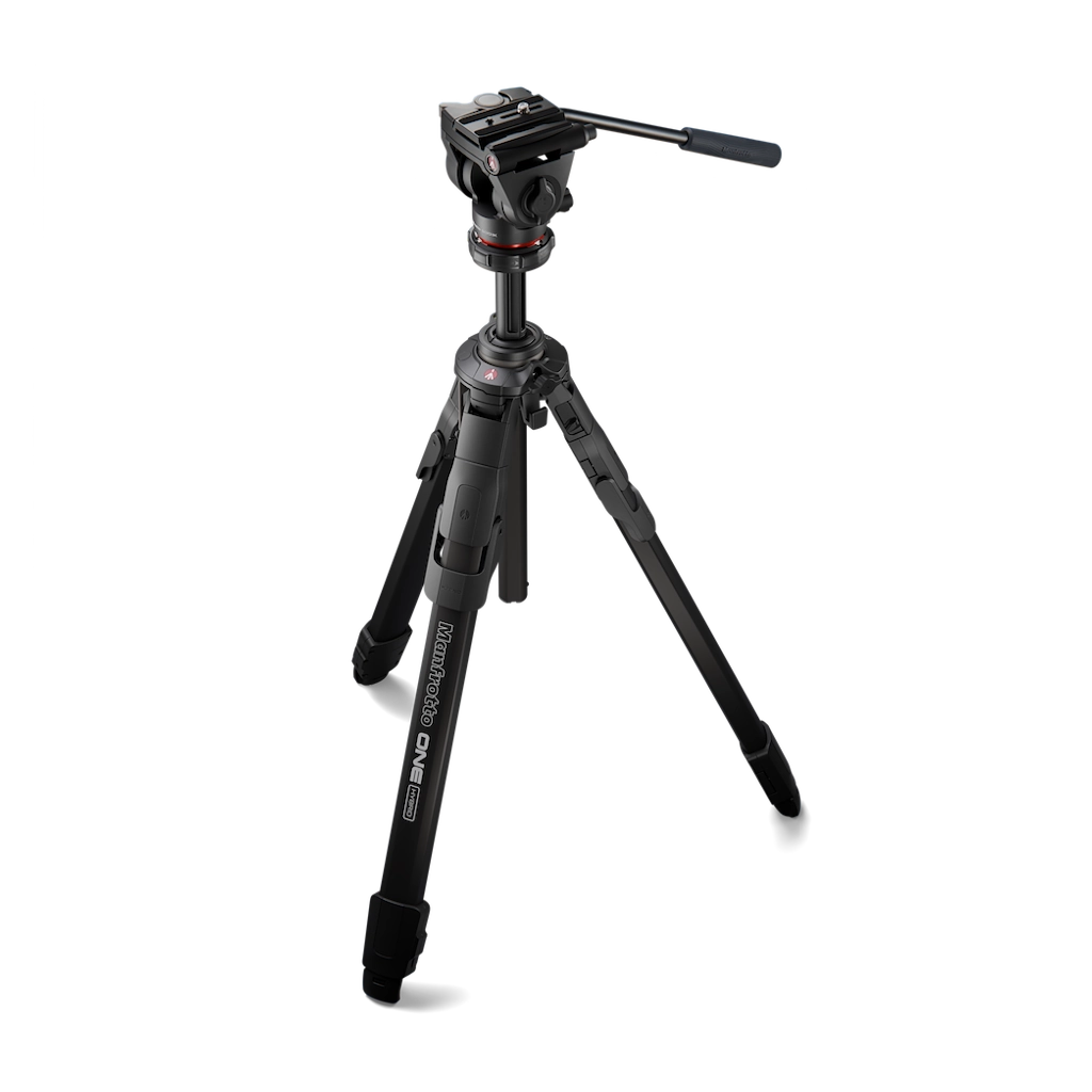 Manfrotto ONE Hybrid Aluminium Video Tripod Kit with 500X Fluid Head