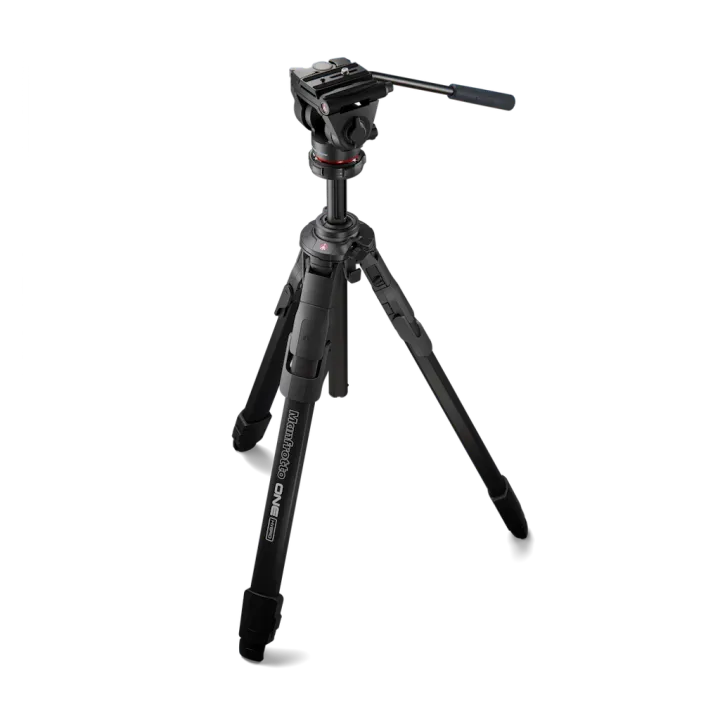 Manfrotto ONE Hybrid Aluminium Video Tripod Kit with 500X Fluid Head