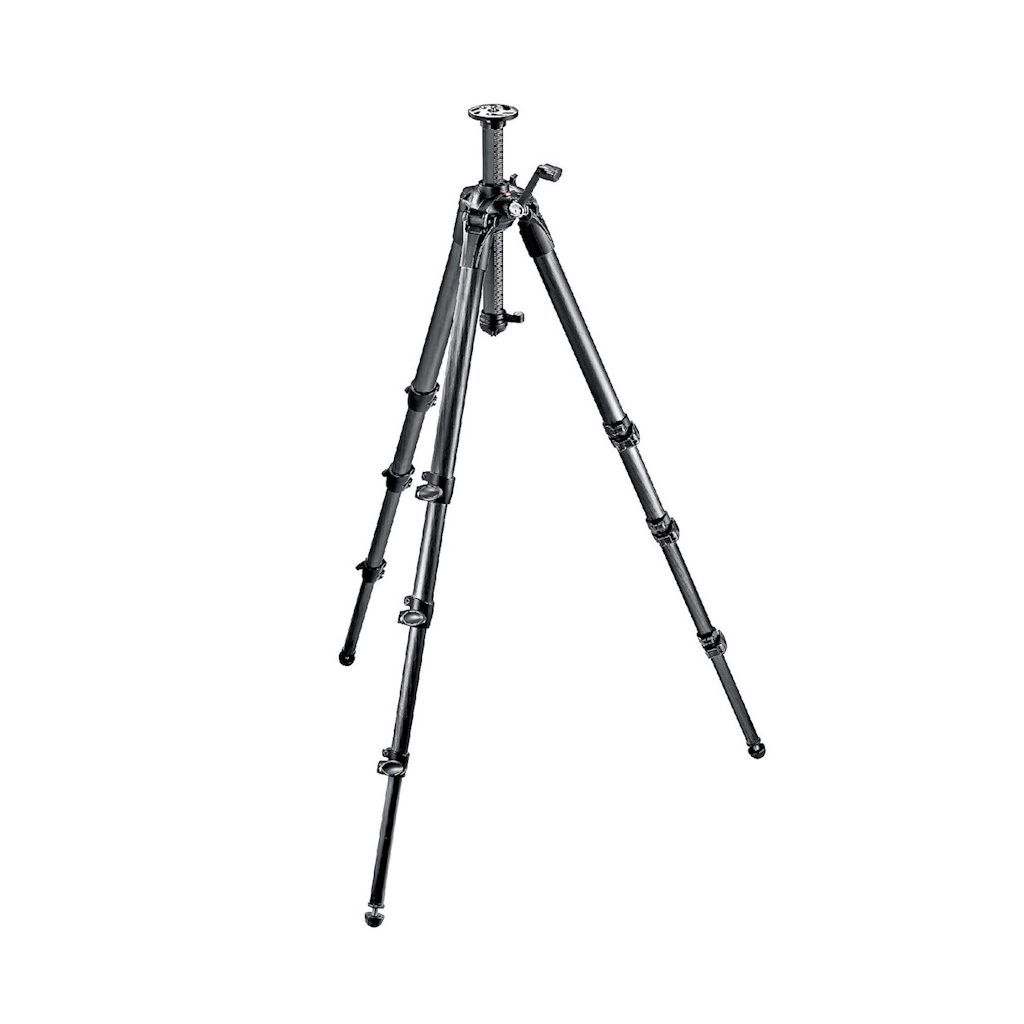 Manfrotto 057 Carbon Fibre 4-Section Tripod with Geared Column