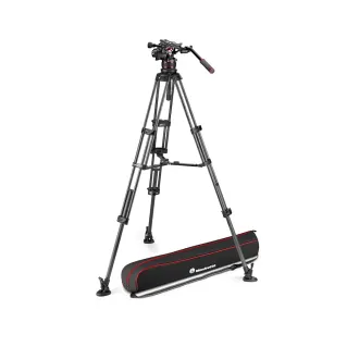 Manfrotto Nitrotech 612 Carbon Fibre Twin Leg Tripod with Middle Spreader