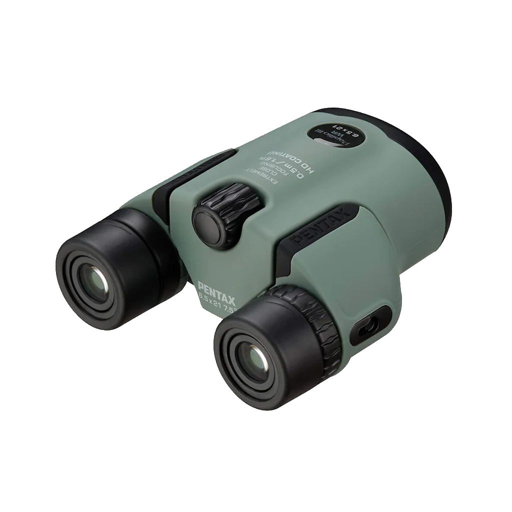 Pentax Papilio III 6.5x21 WR Binoculars - Olive
