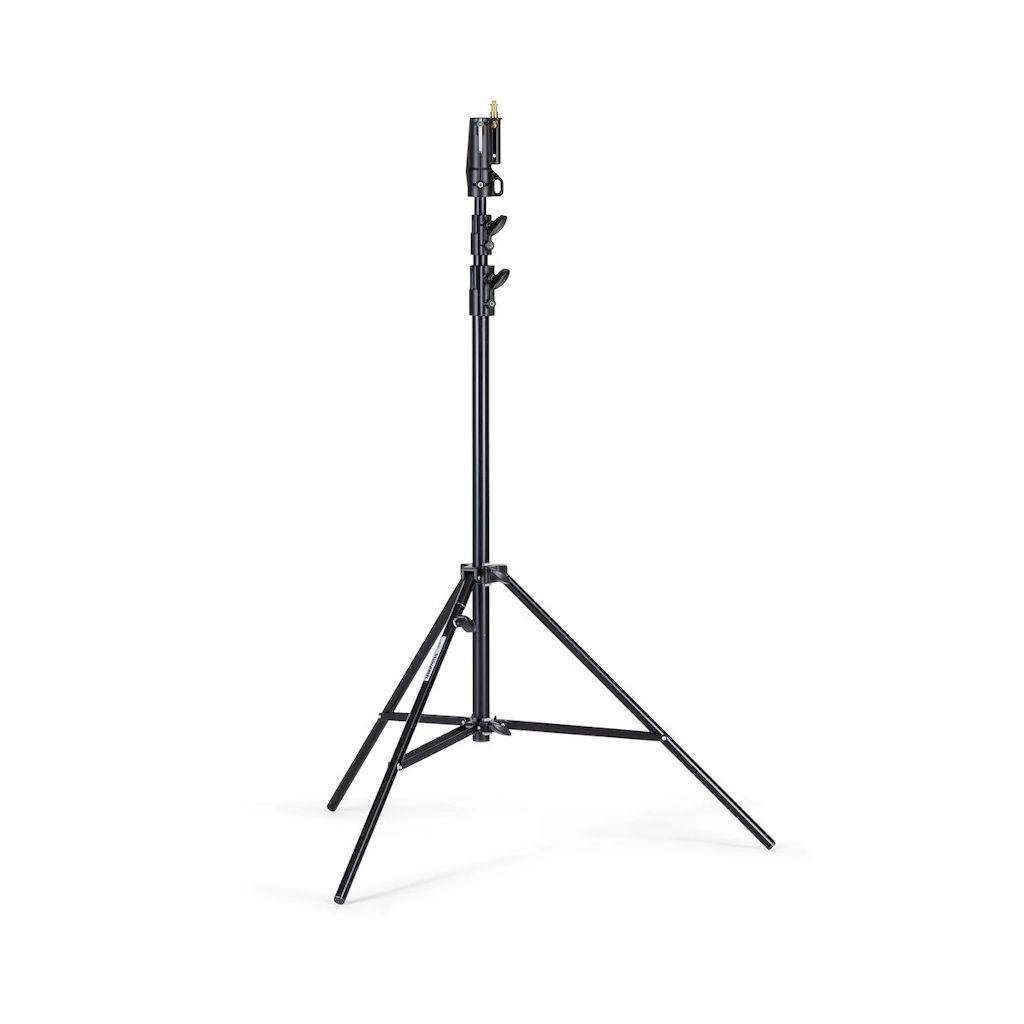 Manfrotto Aluminium Senior Stand Black with Levelling Leg