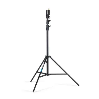 Manfrotto Aluminium Senior Stand with Levelling Leg and Air Cushioning Black