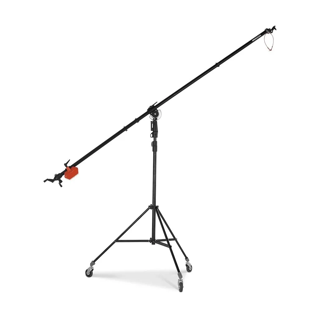 Manfrotto Super Boom with Cine Stand and Counterweight - Black