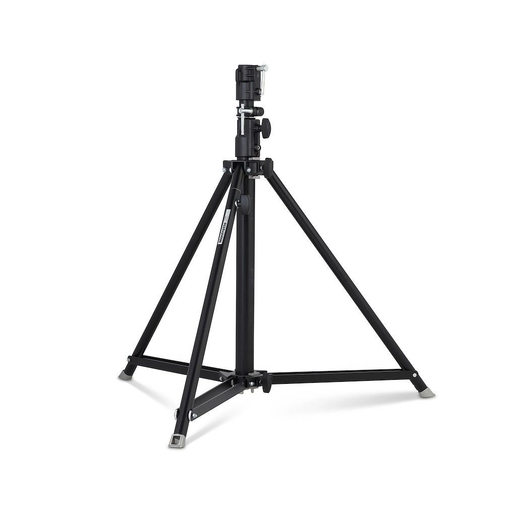 Manfrotto Follow Spot Stand with Levelling Leg - Black