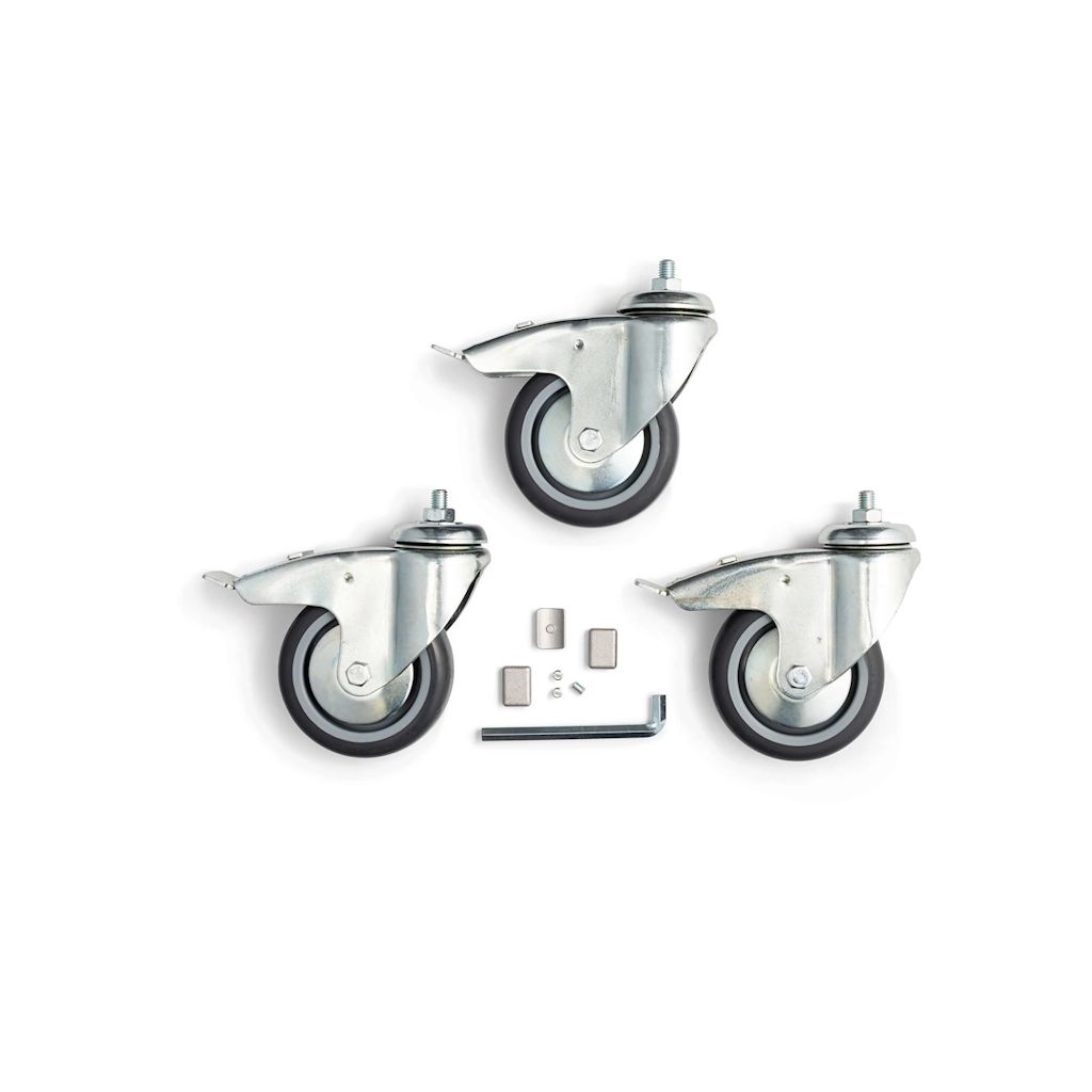 Manfrotto 100mm Wheel Set with Brakes for Lighting Stands