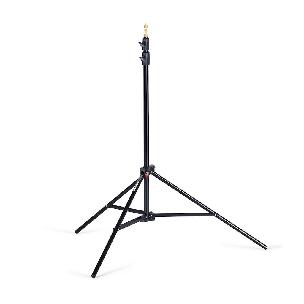 Manfrotto Compact Air Cushioned Aluminium Light Stand, Black, Pack of 3