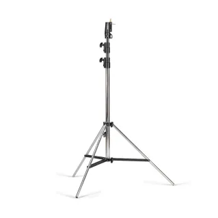 Manfrotto Heavy Duty Chrome Steel Lighting Stand with Levelling Leg