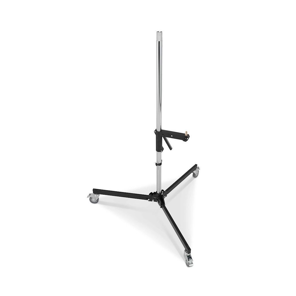 Manfrotto Chrome Steel Column Stand with Sliding Arm