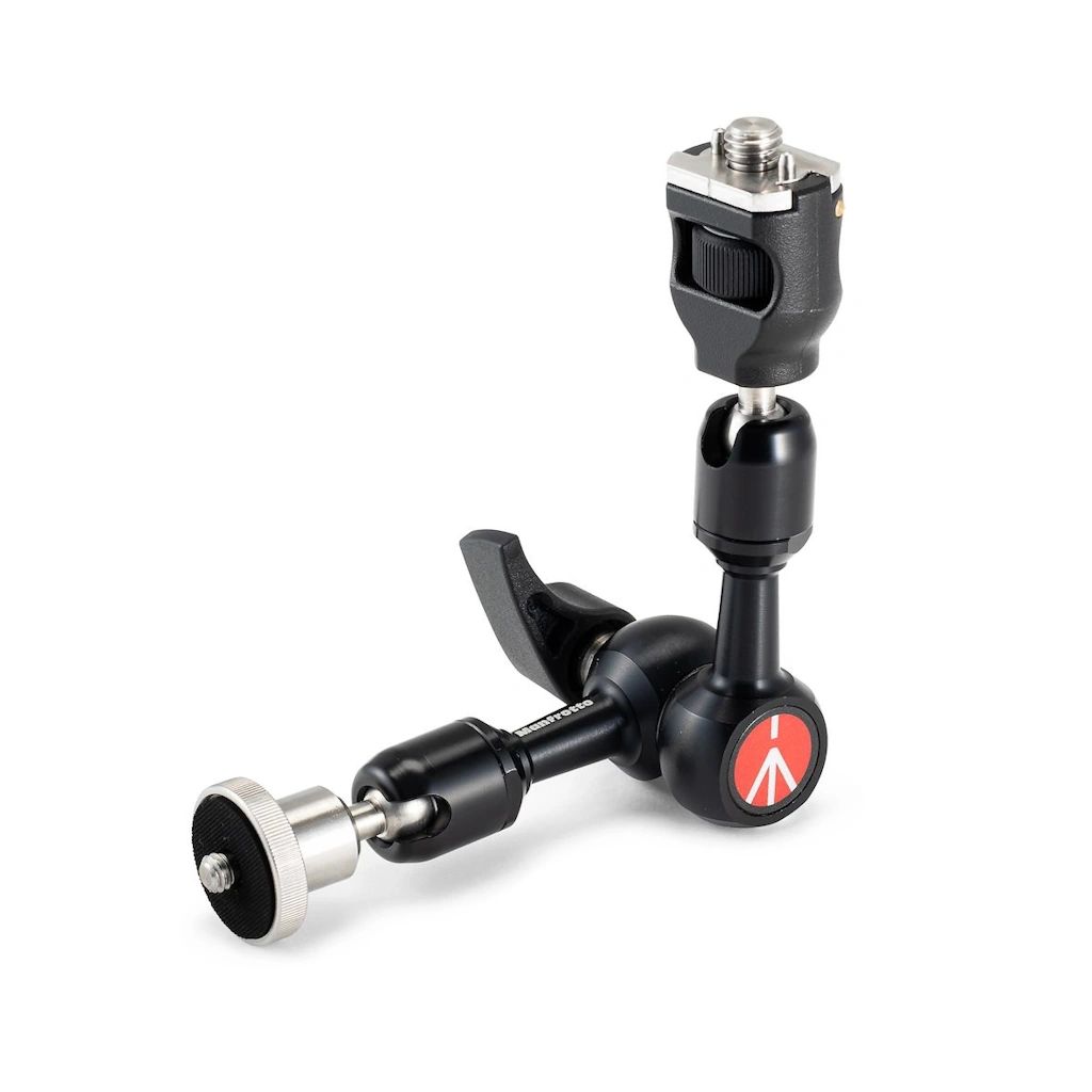 Manfrotto 244 Micro Friction Arm with ARRI-Style Anti-Rotation Adapters
