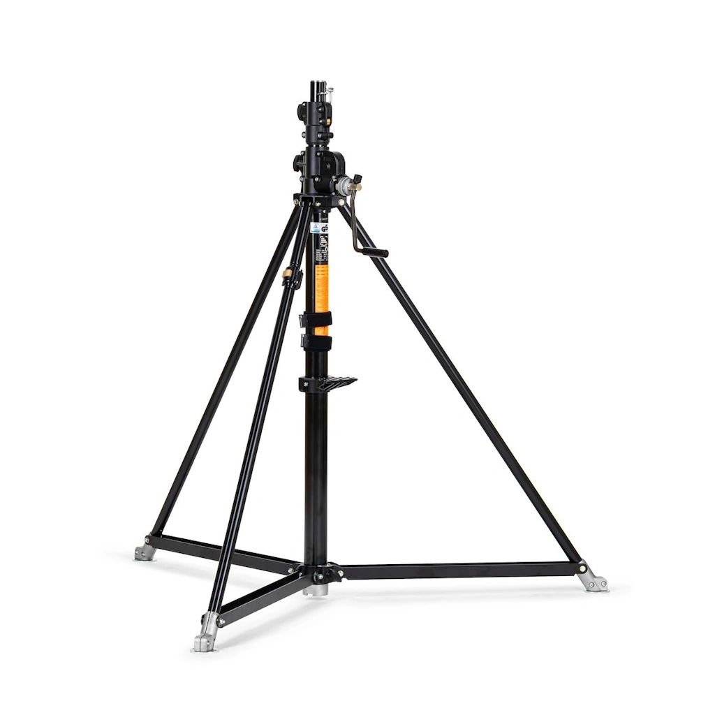 Manfrotto Super Wind Up Black Steel Lighting Stand