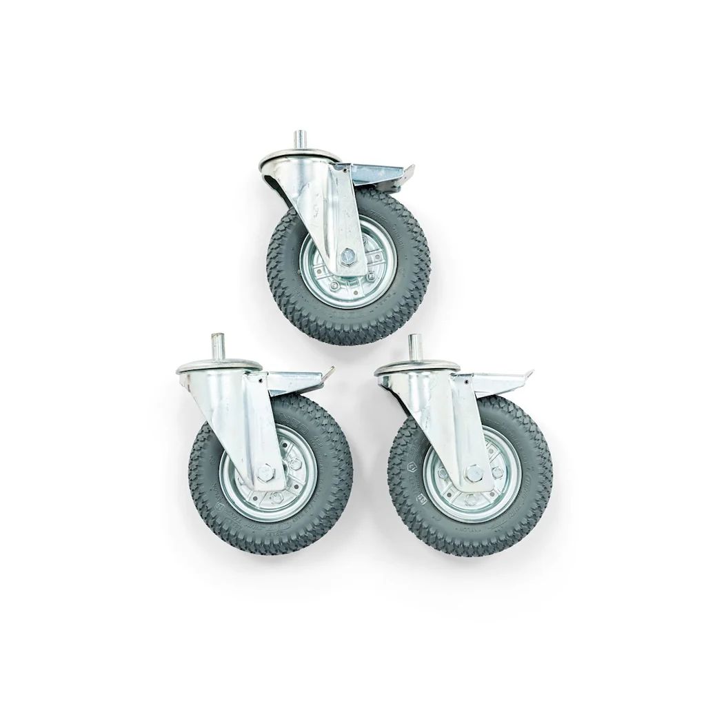 Manfrotto 200mm Wheel Set with Brakes for Lighting Stands