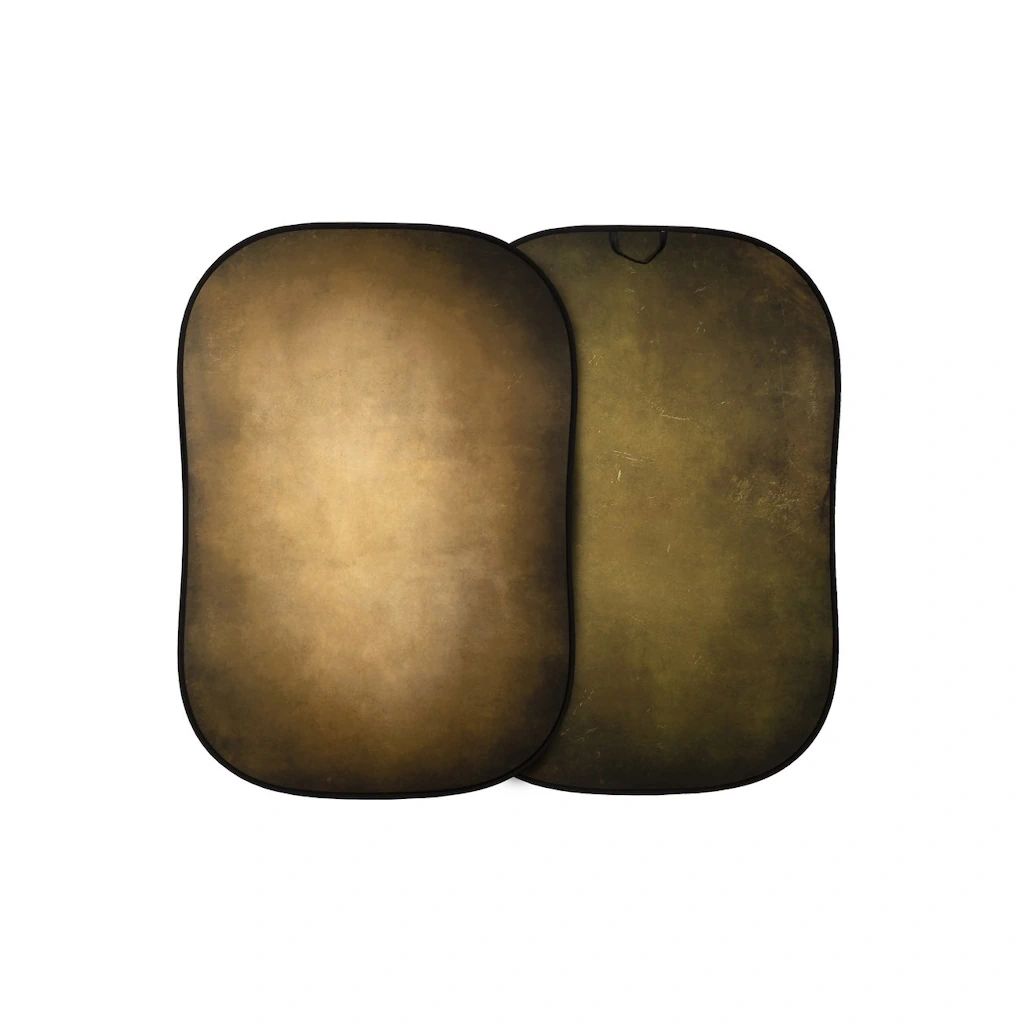 Manfrotto Vintage Collapsible Background 1.5 x 2.1m Tobacco/Olive