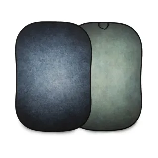 Manfrotto Vintage Collapsible Background 1.5x2.1m Ink/Sage