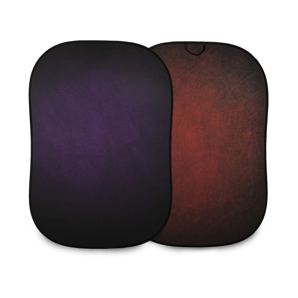 Manfrotto Lastolite Vintage Collapsible Background 1.5x2.1m Aubergine/Crimson
