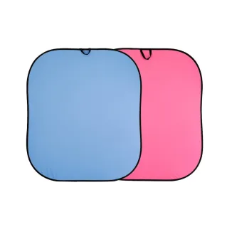 Manfrotto Lastolite Collapsible Rev. Background 1.8x2.15m Mid Blue and Pink