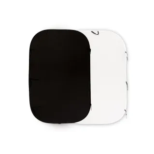 Manfrotto Plain Collapsible Background 1.8 x 2.75m Black / White