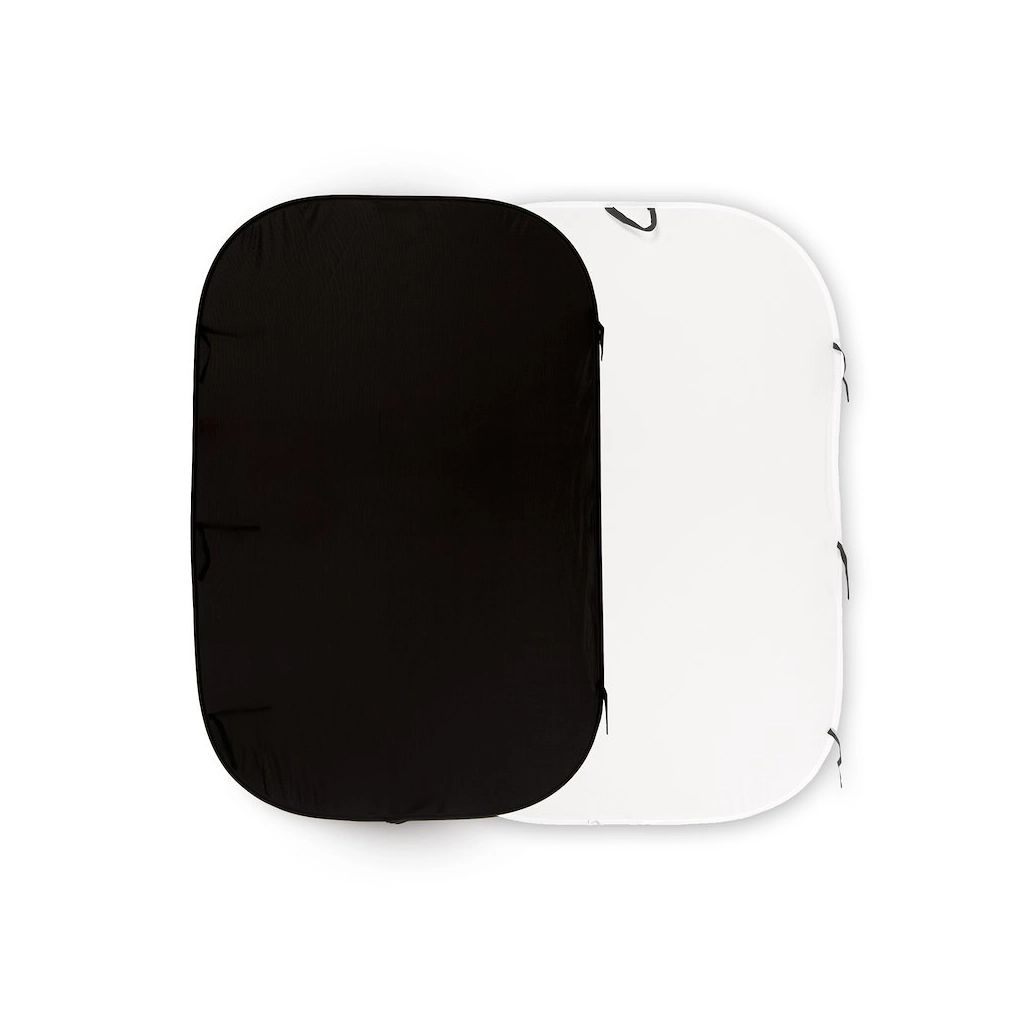 Manfrotto Plain Collapsible Background 1.8 x 2.15m Black / White