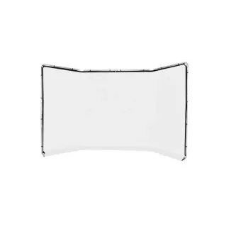 Manfrotto Lastolite 4m Panoramic Background White with Frame
