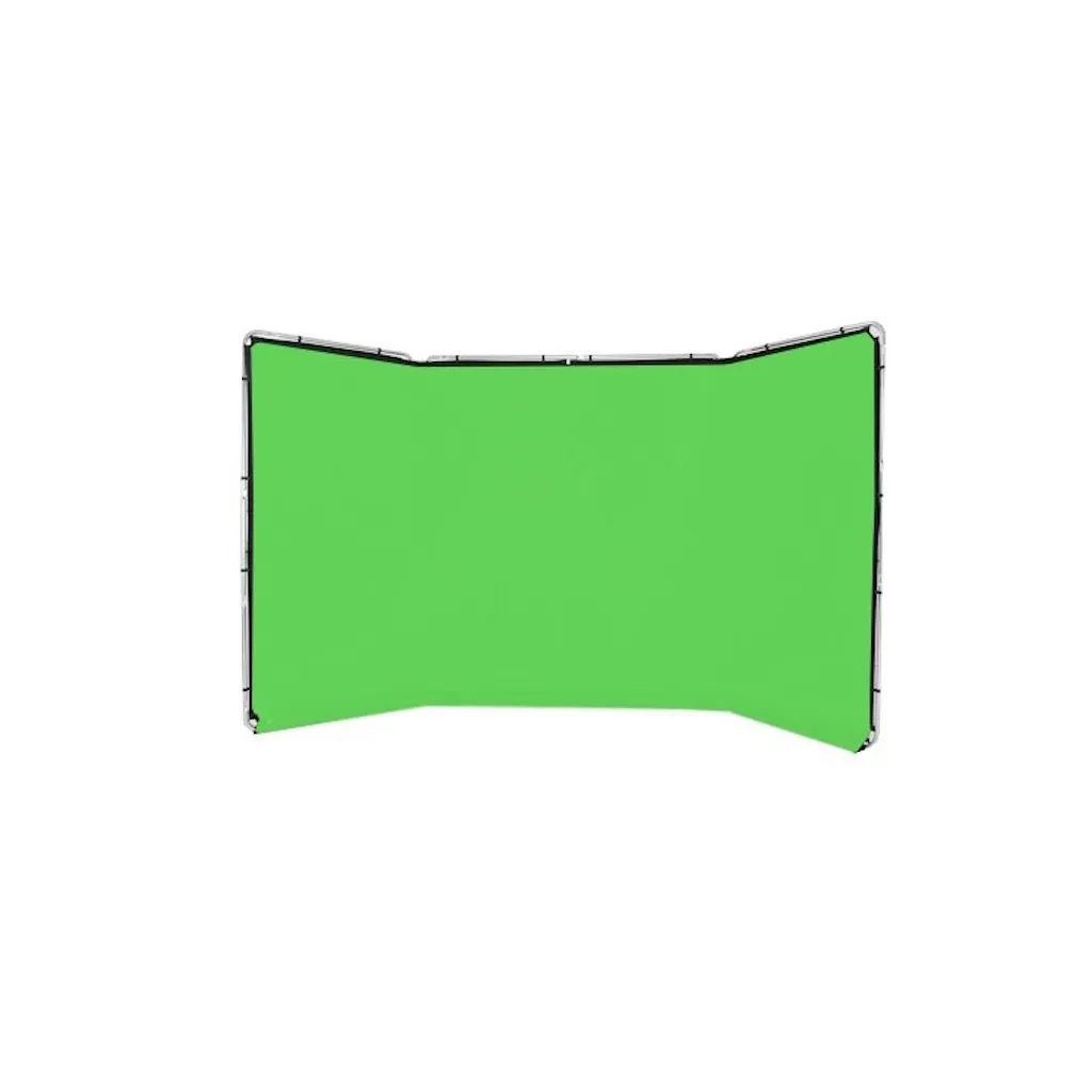 Manfrotto Panoramic Background 4m Chroma Key Green with Frame