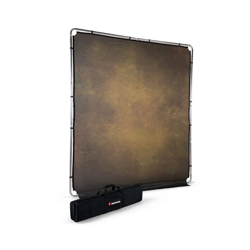 Manfrotto EzyFrame Vintage Background 2 x 2.3m Olive **