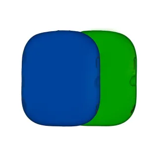 Manfrotto 1.5 x 1.8m Chroma Key Blue/Green Collapsible Reversible Background