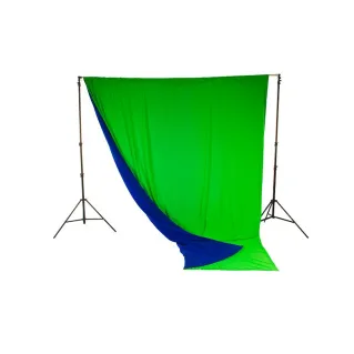 Manfrotto 3 x 3.5m Reversible Chroma Key Curtain Blue and Green