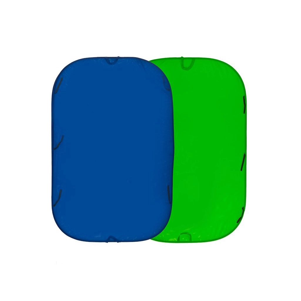 Manfrotto 1.8 x 2.1m Collapsible Reversible Background Chromakey Blue/GRN