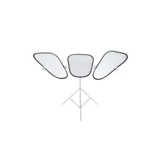 Manfrotto TriFlip MKII Set of 3 Silver and White Reflector Panels