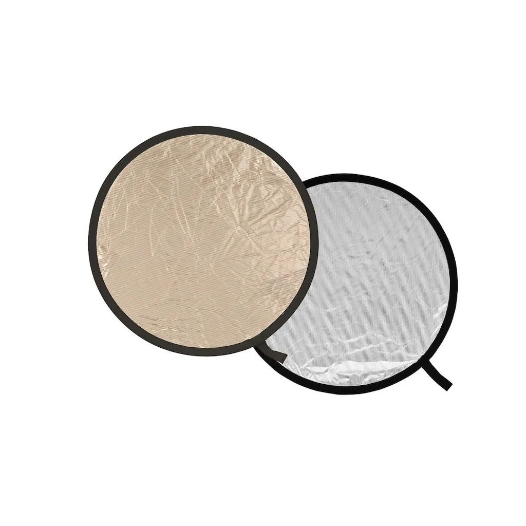 Manfrotto 76cm Circular Collapsible Reflector Sunlite and Soft Silver