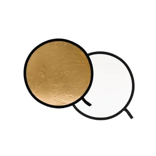 Manfrotto 76cm Circular Collapsible Reflector Gold and White **