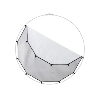 Manfrotto HaloCompact Plus 98cm Reflector Cover Silver / White