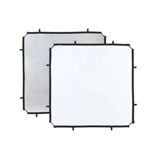 Manfrotto SkyRapid 1.1 x 1.1m Reflector Fabric Silver / White