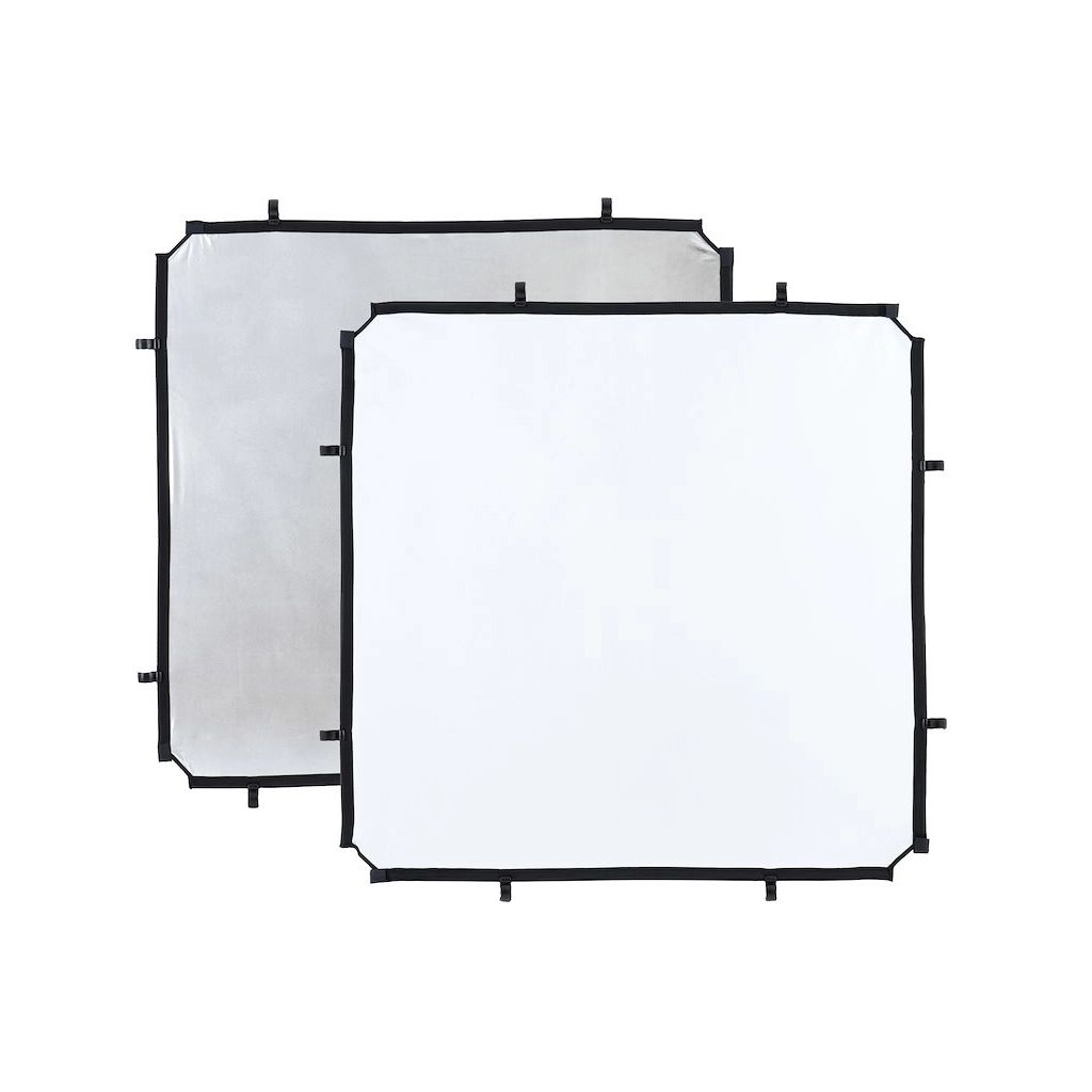 Manfrotto SkyRapid 1.1 x 1.1m Reflector Fabric Silver / White