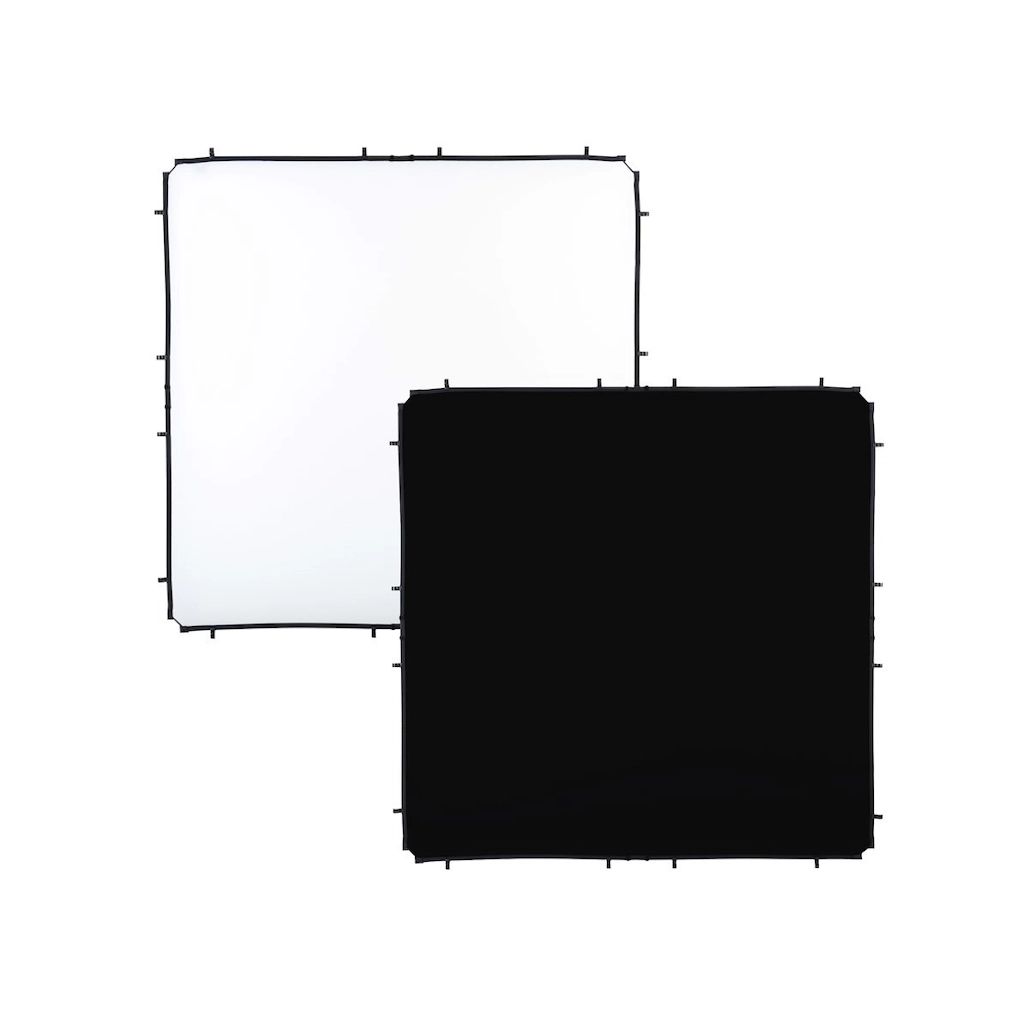 Manfrotto Skylite Rapid Large 2x2m Reflector Fabric - Black / White