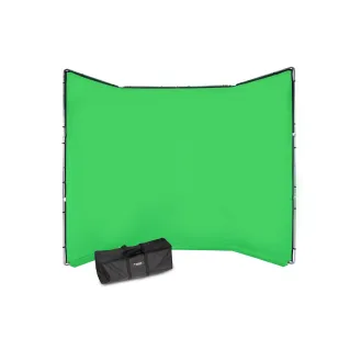 Manfrotto Chroma Key FX Background Kit Green 4m x 2.9m with Frame