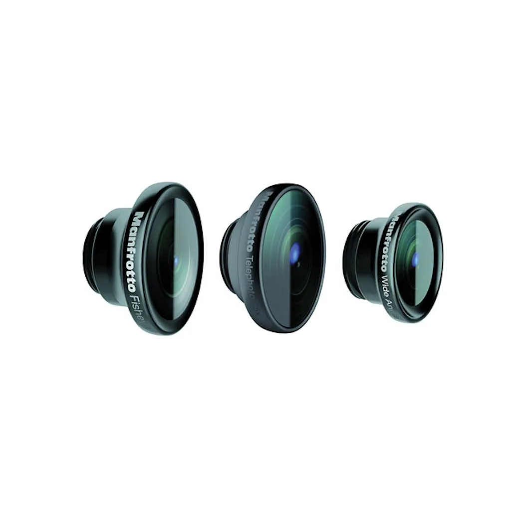 Manfrotto KLYP+ Set of 3 Lenses: Portrait, Landscape and Fisheye