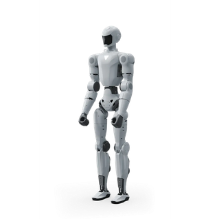 Unitree R1 EDU Standard Humanoid Robot (no Hands) White & Blue W/ Orin Tops 40