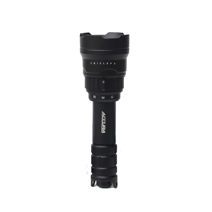 Accura Triclops GEN 2 800 Lumens Zoom LED Torch - White / Red / IR850