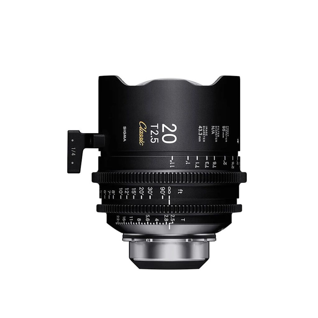 Sigma 20mm T2.5 Cine Lens FF Classic F/AP2 ( Metric ) PL Mount / i-Technology