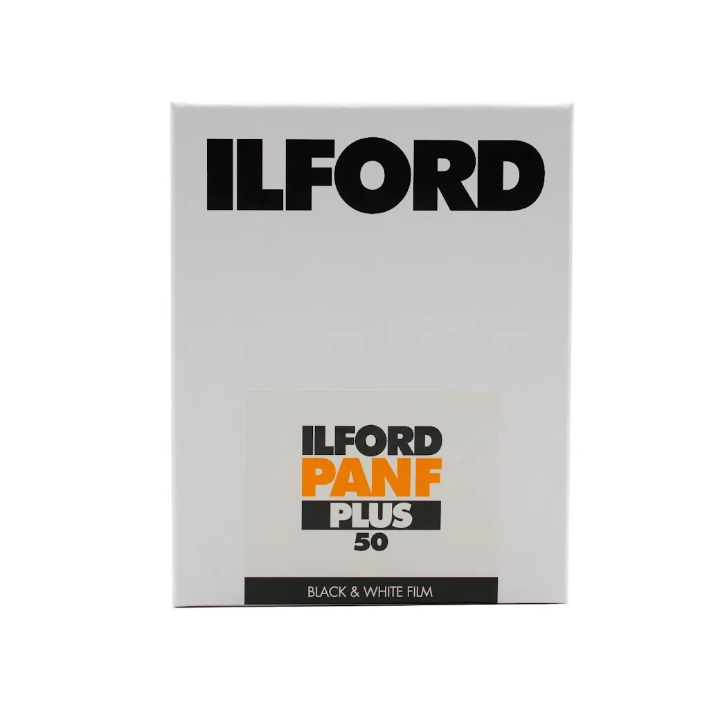 Ilford PAN F Plus ISO 50 4x5" Black & White Film - 25 Sheets