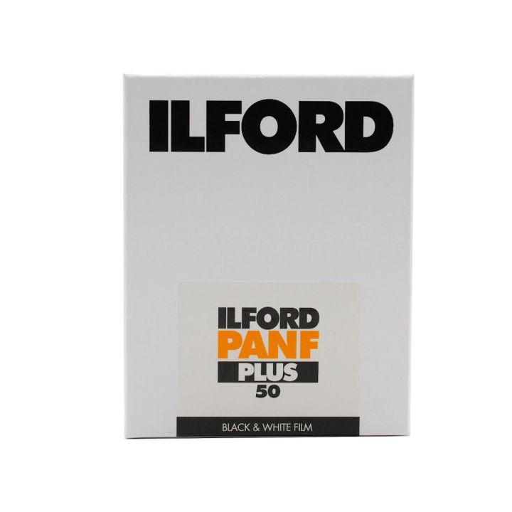 Ilford PAN F Plus ISO 50 4x5" Black & White Film - 25 Sheets