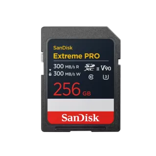 SanDisk Extreme Pro 256GB 300MB/s UHS-II C10 V90 Card