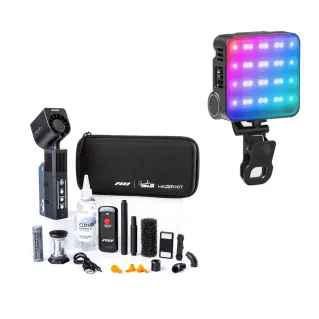 PMI SmokeNINJA-PRO Hazer Kit and CINEPEER CM15 Light