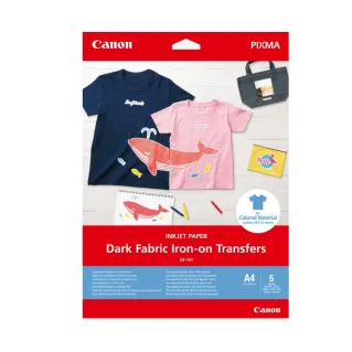 Canon Dark Fabric Iron On Transfer 160GSM A4 5 Pack - DF-101