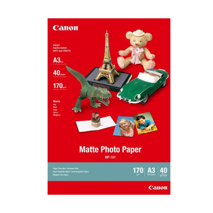 Canon Matte Photo Paper 170GSM A3 40 Sheets - MP101A3